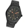 Oozoo Damen Armbanduhr Timepieces Analog Metall schwarz UOC10635