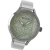 Oozoo Damen Armbanduhr Timepieces Analog Metall silber UOC10651