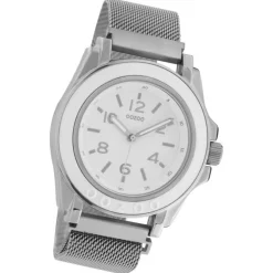Oozoo Damen Armbanduhr Timepieces Analog Metall silber UOC10737