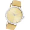 Oozoo Damen Armbanduhr Timepieces Analog Leder gelb UOC10827