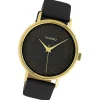 Oozoo Damen Armbanduhr Timepieces Analog Leder schwarz UOC10837