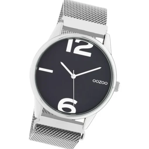 Oozoo Damen Armbanduhr Timepieces Analog Metall silber UOC10866