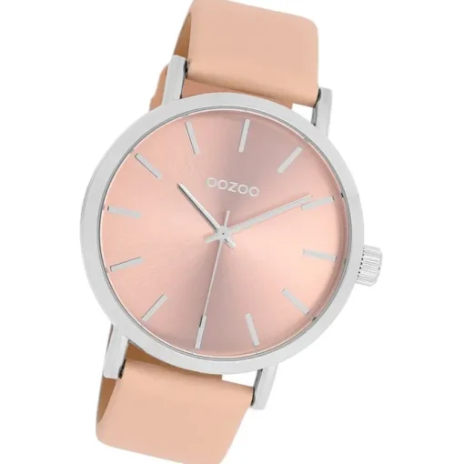 Oozoo Damen Armbanduhr Timepieces Analog Leder rosa UOC11193