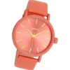 Oozoo Damen Armbanduhr Timepieces Analog Leder pfirsichrosa UOC11194