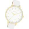 Oozoo Damen Armbanduhr Timepieces Analog Leder weiß UOC11359