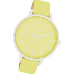 Oozoo Damen Armbanduhr Timepieces Analog Leder pastell-grün UOC11360