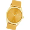 Oozoo Damen Armbanduhr Timepieces Analog Leder gelb UOC11332
