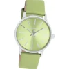 Oozoo Damen Armbanduhr Timepieces Analog Leder grün UOC11367