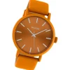 Oozoo Damen Armbanduhr Timepieces Analog Leder orange UOC10451