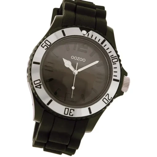 Oozoo Damen Armbanduhr Timepieces Analog Silikon schwarz UOC4353A
