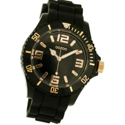 Oozoo Damen Armbanduhr Timepieces Analog Silikon schwarz UOC4354A