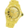 Oozoo Damen Armbanduhr Timepieces Analog Silikon gelb UOC4355A