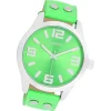 Oozoo Damen Armbanduhr Timepieces Analog Leder grün UOC1070A