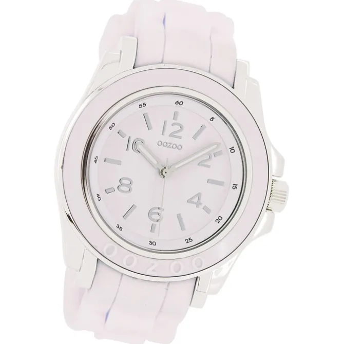 Oozoo Damen Armbanduhr Timepieces Analog Silikon rosa UOC4917A