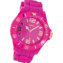 Oozoo Damen Armbanduhr Timepieces Analog Silikon pink UOC5047A