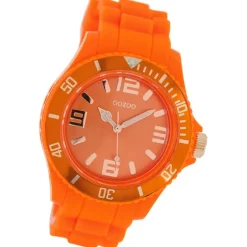 Oozoo Damen Armbanduhr Timepieces Analog Silikon orange UOC5054A
