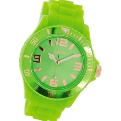 Oozoo Damen Armbanduhr Timepieces Analog Silikon grün UOC5058A