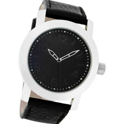 Oozoo Damen Armbanduhr Timepieces Analog Leder schwarz UOC5154A