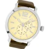 Oozoo Damen Armbanduhr Timepieces Analog Leder braun UOC6076A