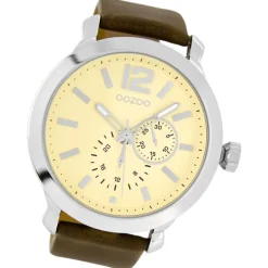 Oozoo Damen Armbanduhr Timepieces Analog Leder braun UOC6076A