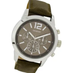 Oozoo Damen Armbanduhr Timepieces Analog Leder braun UOC6181A