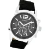 Oozoo Damen Armbanduhr Timepieces Analog Leder schwarz UOC6184A