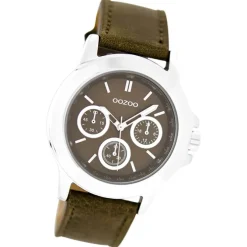 Oozoo Damen Armbanduhr Timepieces Analog Leder braun UOC6187A