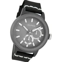 Oozoo Damen Armbanduhr Timepieces Analog Leder schwarz UOC6209A