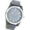 Oozoo Damen Armbanduhr Timepieces Analog Leder hellblau UOC6517A