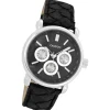 Oozoo Damen Armbanduhr Timepieces Analog Leder schwarz UOC7139A