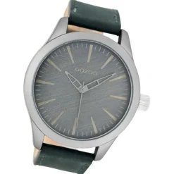 Oozoo Damen Armbanduhr Timepieces Analog Leder dunkelblau UOC7426A