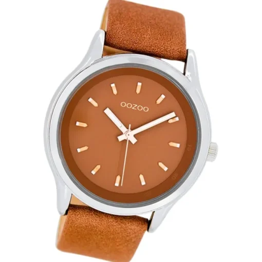 Oozoo Damen Armbanduhr Timepieces Analog Leder braun UOC7437A
