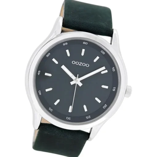 Oozoo Damen Armbanduhr Timepieces Analog Leder dunkelblau UOC7438A