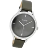 Oozoo Damen Armbanduhr Timepieces Analog Leder schwarz UOC8348A