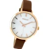 Oozoo Damen Armbanduhr Timepieces Analog Leder braun UOC8358A