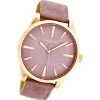 Oozoo Damen Armbanduhr Timepieces Analog Leder pink UOC8362A
