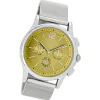 Oozoo Damen Armbanduhr Timepieces Analog Metall silber UOC9105A