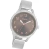 Oozoo Damen Armbanduhr Timepieces Analog Metall silber UOC9116A