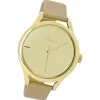 Oozoo Damen Armbanduhr Timepieces Analog Leder beige UOC9141A