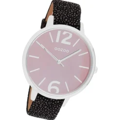 Oozoo Damen Armbanduhr Timepieces Analog Leder lila UOC9154A