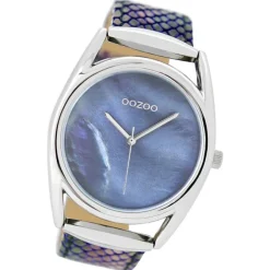 Oozoo Damen Armbanduhr Timepieces Analog Leder blau UOC9167A