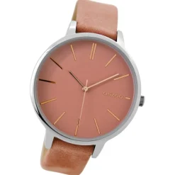 Oozoo Damen Armbanduhr Timepieces Analog Leder rosa UOC9211A