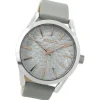 Oozoo Damen Armbanduhr Timepieces Analog Leder grau UOC9471A