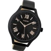 Oozoo Damen Armbanduhr Timepieces Analog Leder schwarz UOC9479A