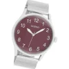 Oozoo Damen Armbanduhr Timepieces Analog Metall silber UOC9517A