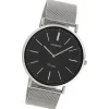 Oozoo Damen Armbanduhr Timepieces Analog Metall silber UOC9895A