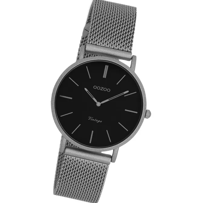 Oozoo Damen Armbanduhr Timepieces Analog Metall silber UOC9931A