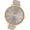 Oozoo Damen Armbanduhr Timepieces Analog Leder taupe braun UOC11256