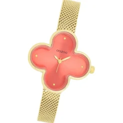 Oozoo Damen Armbanduhr Timepieces Analog Metallband gold UOC11529