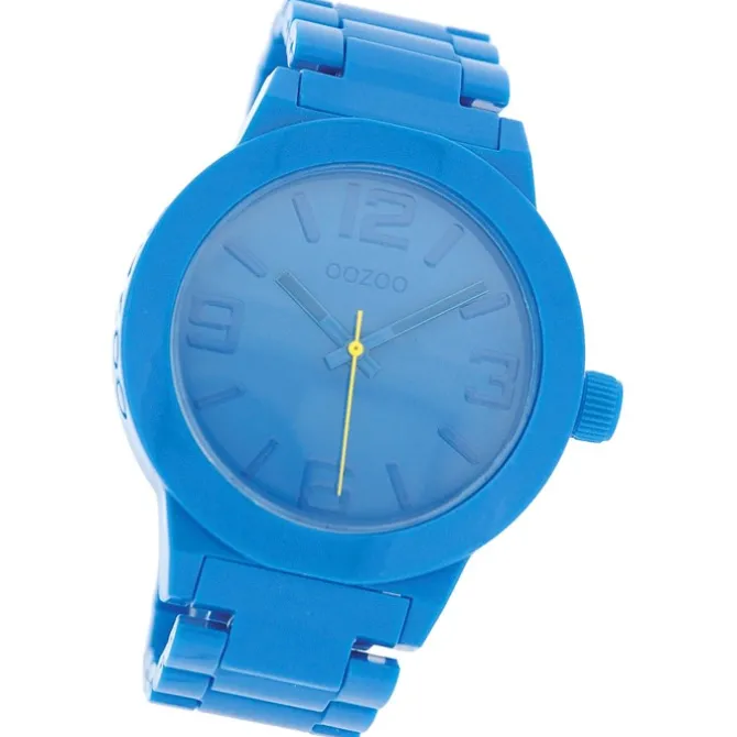 Oozoo Damen Armbanduhr Timepieces Analog Plastik blau UOC3681A